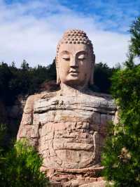 太原蒙山景區｜感受佛文化。
