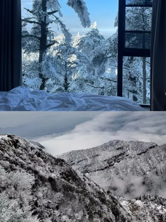 Emei Mountain! Golden Summit! Snow View Hotel.