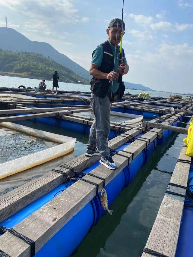 巽寮灣海上魚排釣魚玩樂 再不來就沒有了