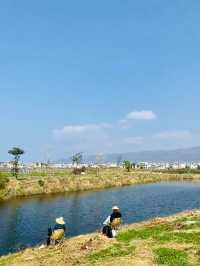 Country walk in Dali, beauty of Yunnan Province 