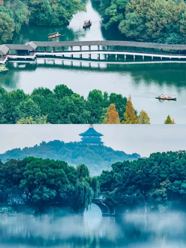 "Boats in the Mist, Orioles Singing Among Willows—The Twelve Hours of West Lake"
