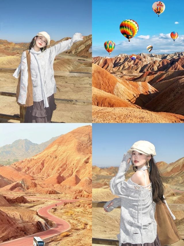 手繪暑假西北旅行地圖攻略