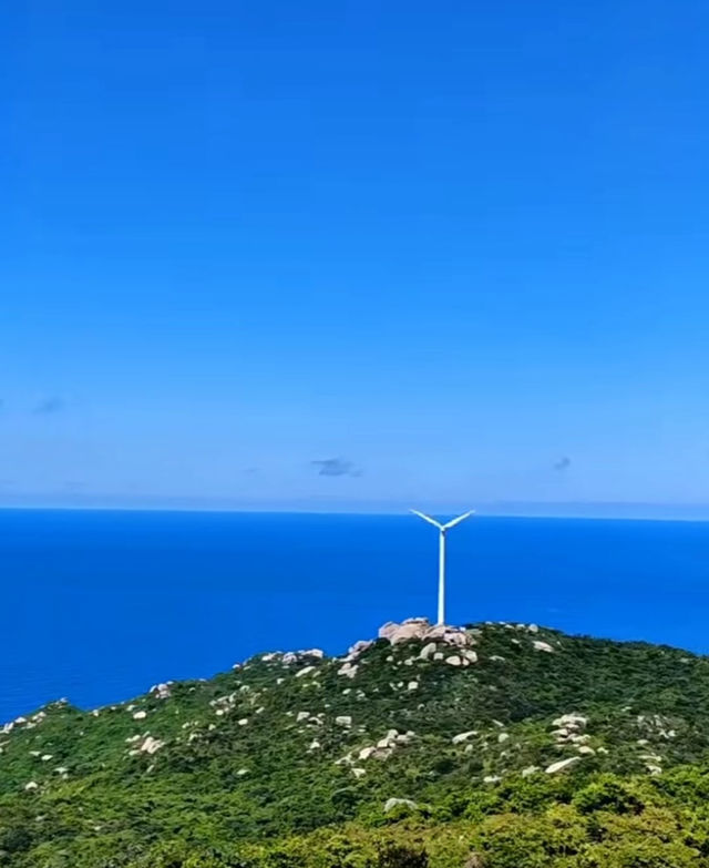 上川島風車山 隨手一拍就係宮崎駿漫畫