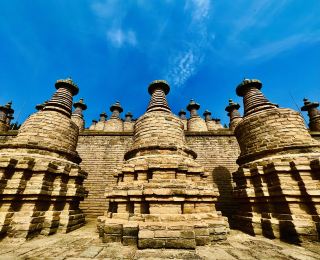 108 Millennial Xixia Buddhist Pagodas by the Yellow River, So Mysterious