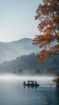 紅楓湖秋色秘境指南