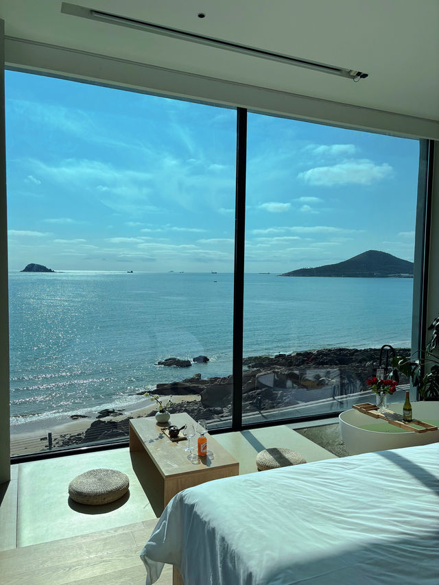 崂山海邊！！這海景民宿真的太好住了！！