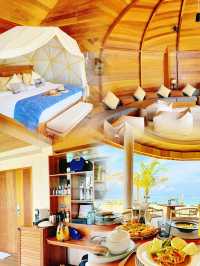 麗貝島果凍海邊躺平3天！這家度假酒店美到不想走！