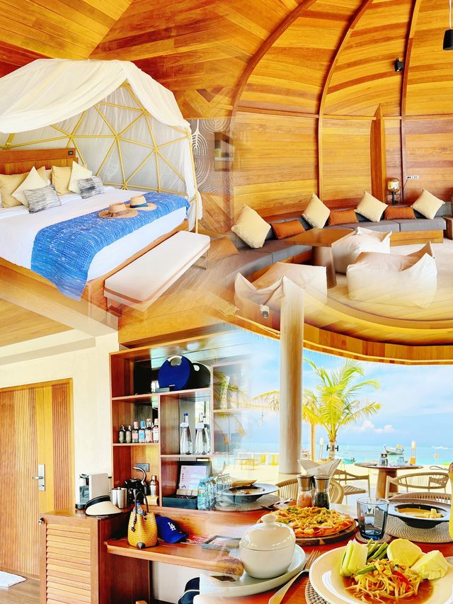 麗貝島果凍海邊躺平3天！這家度假酒店美到不想走！