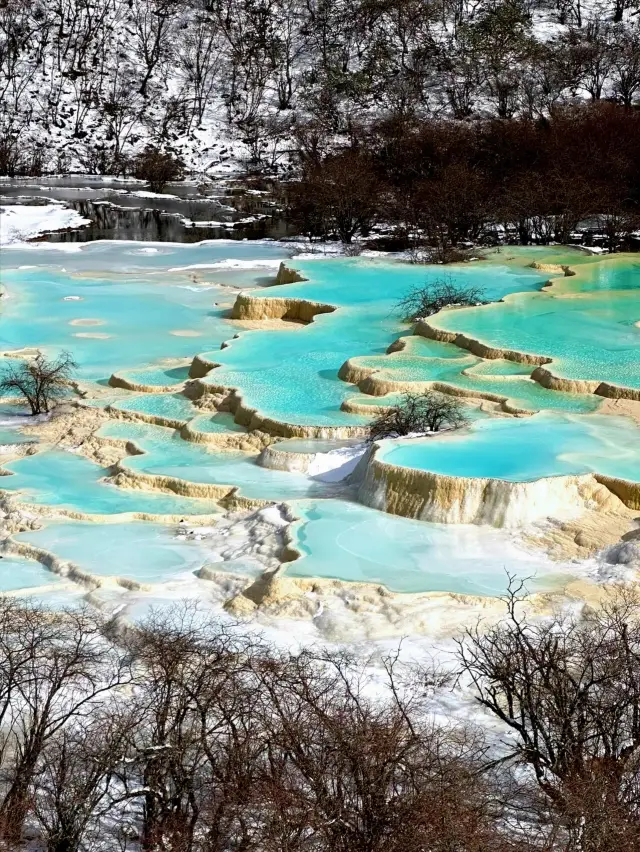 Huanglong Five-Color Pond is truly a paradise on earth, but I won’t be coming back again 🫠|||Visited during the off-season