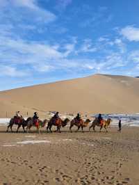 冬天的河西走廊是一場寂靜而盛大的浪漫