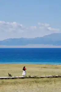 去見賽里木湖，我會用跑的🩵