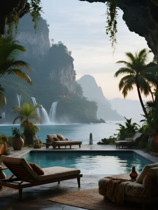 How many places in the world can you see both snowy mountains and the sea at the same time?