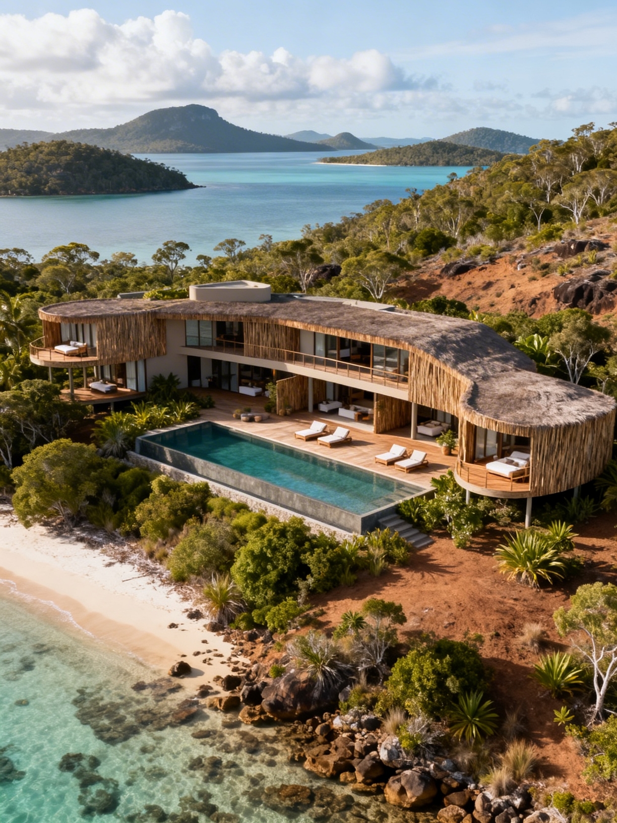 Menginap di hotel dengan pemandangan laut di Kepulauan Whitsunday, liburan keluarga kami di pulau Australia ini benar-benar menakjubkan!