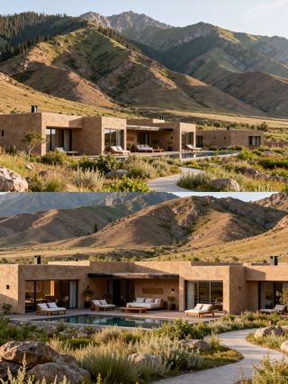 This homestay in Huocheng is amazing, with a window view of ten thousand acres of flower sea