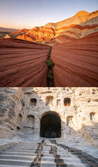 จางเย่ | ทัวร์วนรอบสามวันของภูเขา Qicai + หุบเขา Binggou + วัด Mati