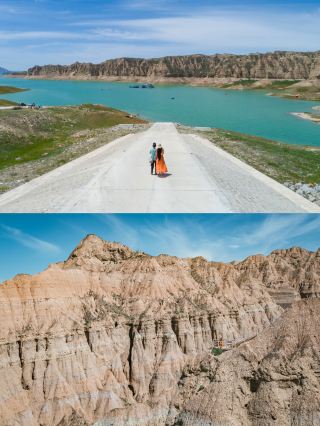 Summer road trip in Qinghai｜Paddle on Longyang Lake, get enchanted by the lakeside