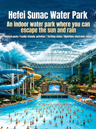 Sunac Water World Hefei | No worries about sunburn or rain, the top choice for family water fun in Hefei