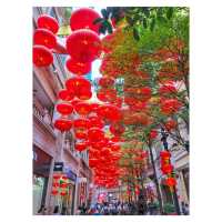 花燈‧ 彩兔賀新歲。灣仔利東街