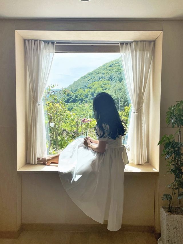 산속에 위치한 독채펜션 예사랑 도자기공예도 했어요🌱💚