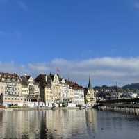 Lucerne: History on Chapel Bridge