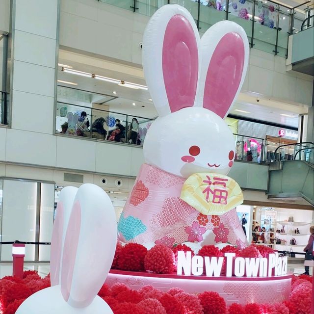 New Town Plaza Chinese New Year decorations