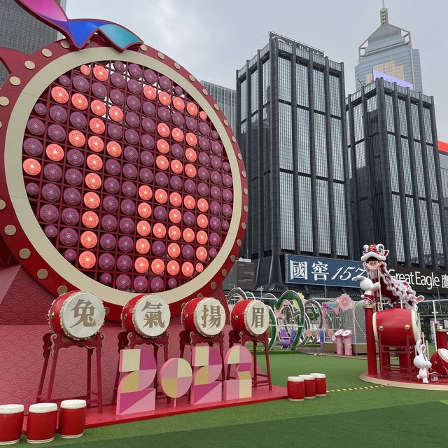 9米高「LED 燈箱大鼓」 - 灣仔海濱