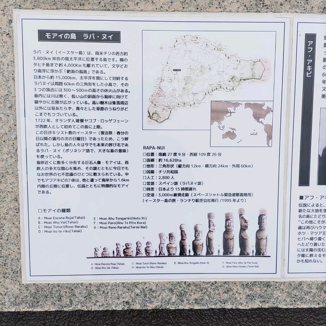 宮崎県「サンメッセ日南」とモアイ像～公式に復元を許可された唯一の7体～
