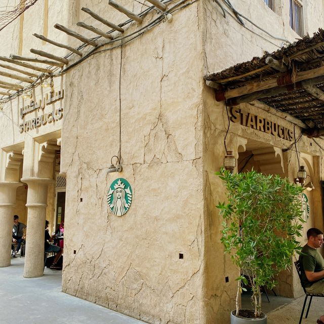 Aesthetic Starbucks ☕️ in a historical hood
