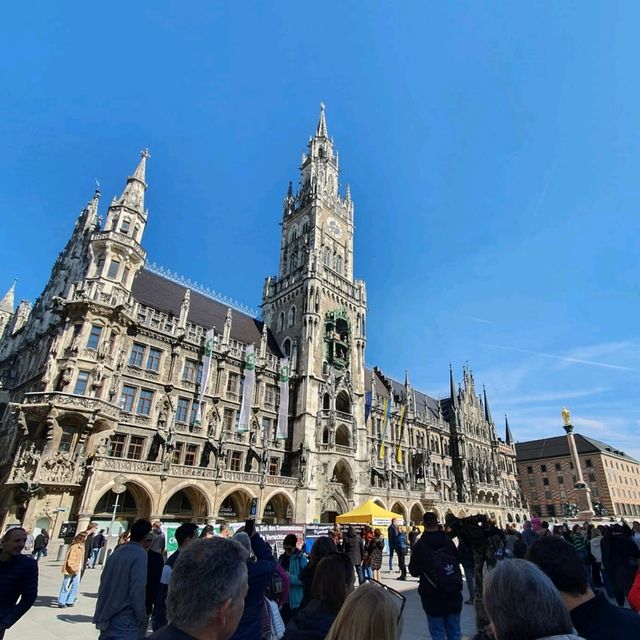 The Marienplatz of Munich