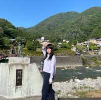 お宿　山翠　近くの阿智川散策