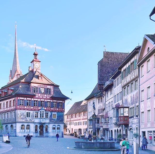 strolling around Stein am Rhein in Autumn 