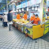 【韓国地方旅】束草観光水産市場で試食し放題♪