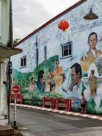 Street art of the town of Takuapa