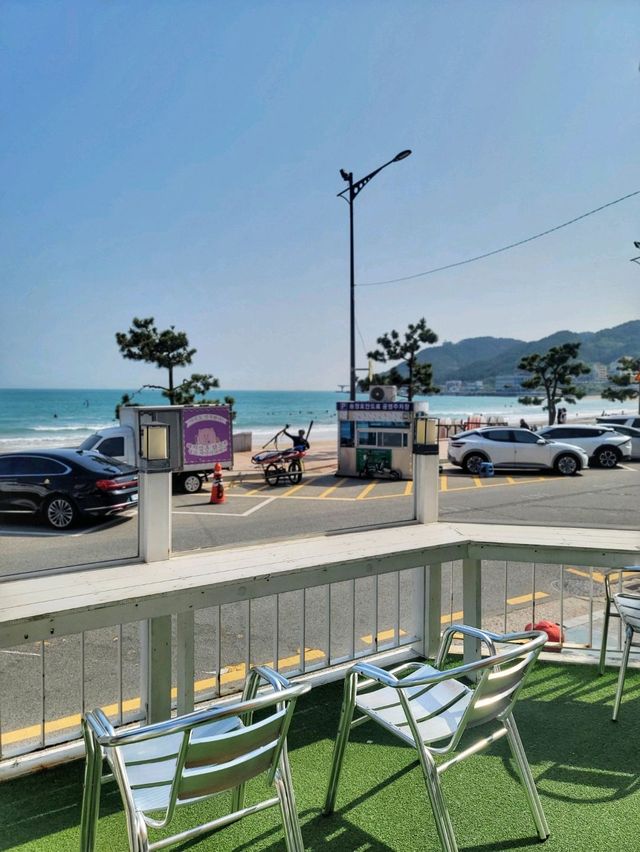 여수당 바게트버거가 부산 송정해수욕장에도 있어요💙