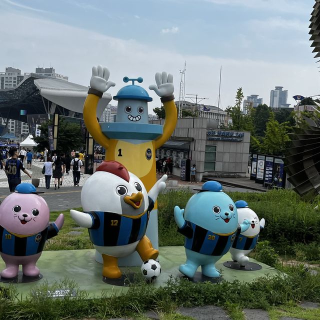 선수들의 열정을 가까이서 느끼다, 인천축구전용경기장