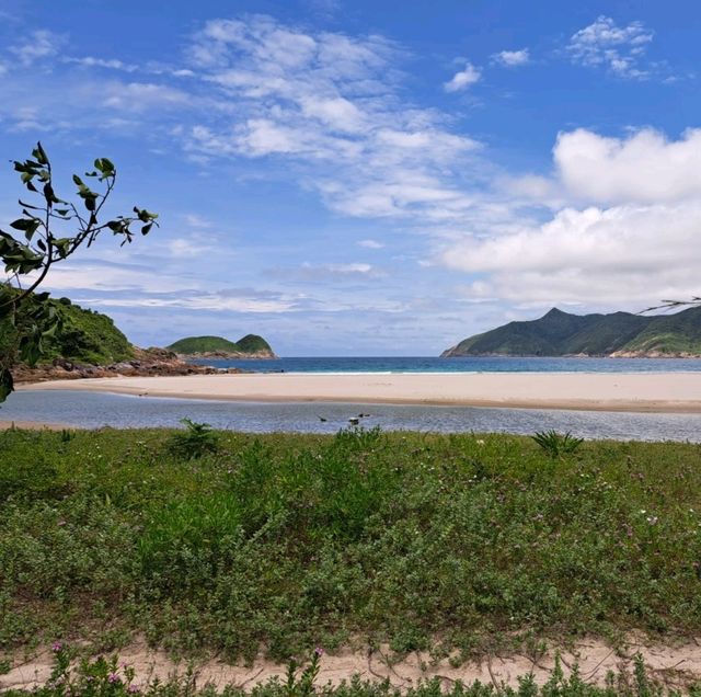 📸西貢鹹田灣💕美麗沙灘✨️清澈海水🏞享受大自然🌄