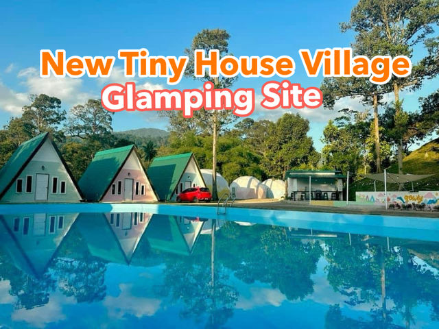 New Tiny House Village and Glamping Site 😍🏕️