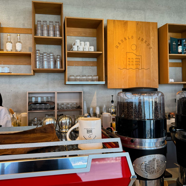 🇰🇷양양 죽도해변 오션뷰 마할로카페, 애견동반시 멍푸치노 무료!🐾☕️