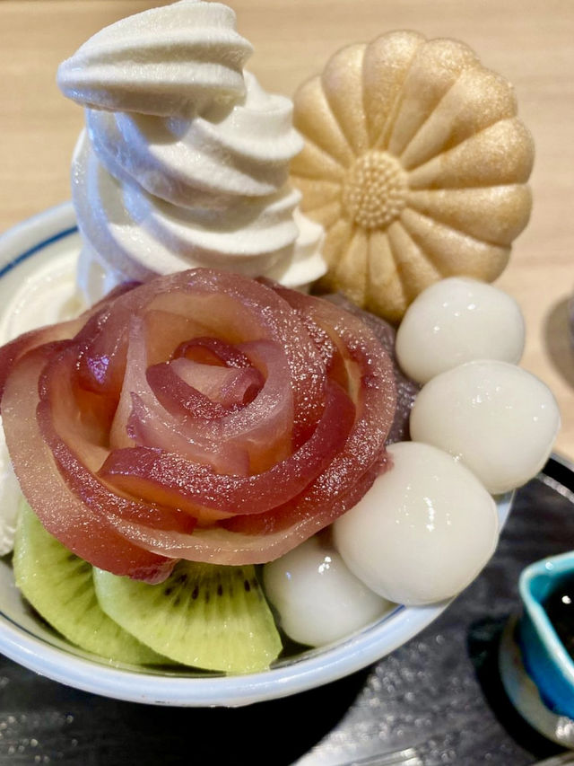 전통 일본의 디저트와 예쁜 계절 빙수와 안미츠를 🍧 경험해 볼 수 있는 다이토구 디저트 맛집 추천