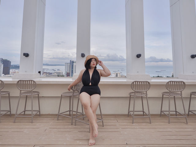 ที่พักใจกลางพัทยา วิวสวย rooftopสุดปัง