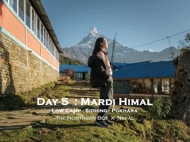 Day 5 Mardi Himal  (Low Camp - Pokhara)
