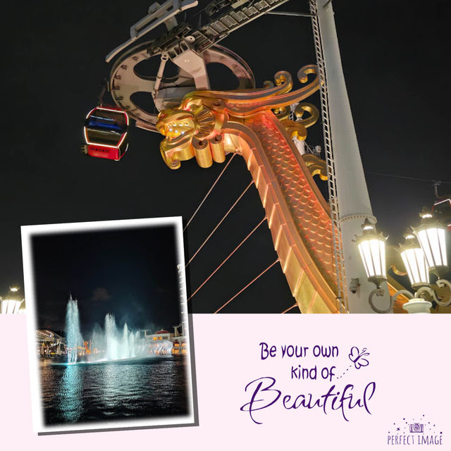 永利皇宮表演湖夜景✌️❤️