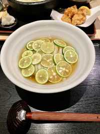 兵庫　夏にぴったり！さっぱりとしたすだちうどん☀️