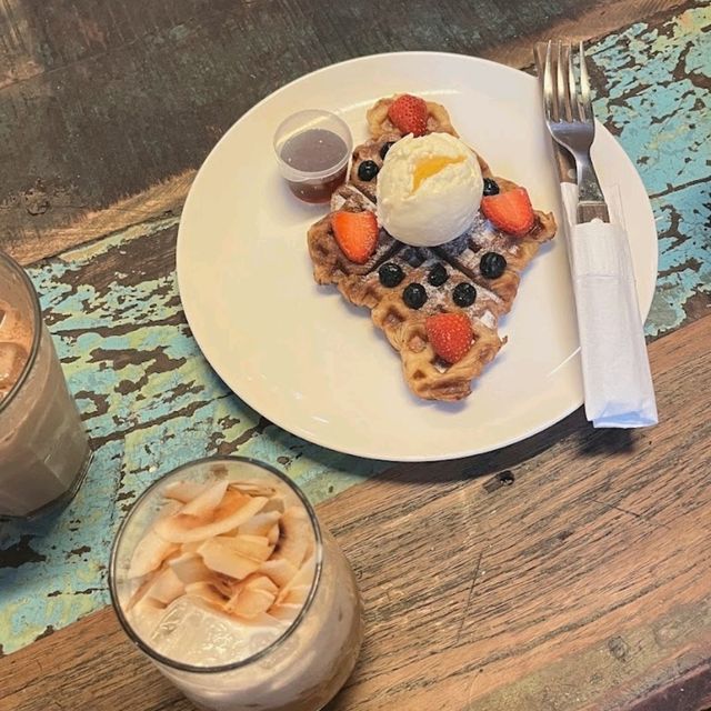 Coffee and Croissants in Jakarta