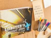 Mr. Lobster's Secret Den design hostel