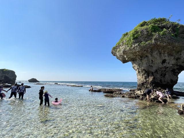 屏東琉球 知名景點可以看到海龜 花瓶石