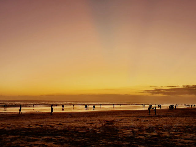 Sunset in Seminyak Beach
