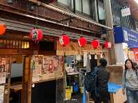 ตะลุยกินที่ตลาด kuromon ที่โอซาก้า 🍽️✨