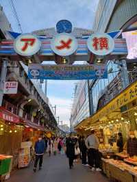 【上野アメ横商店街:東京都台東区】活気がすごいアメ横商店街👍️