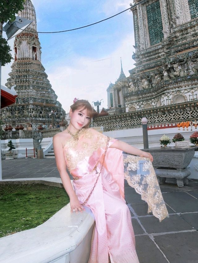泰國曼谷黎明寺的傳統泰服打卡體驗🇹🇭